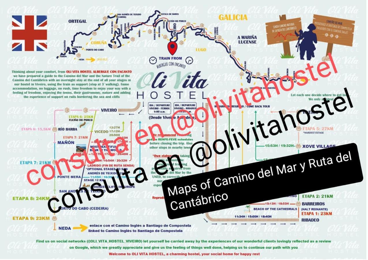 Oli Vita Hostel Albergue Viveiro Esterno foto