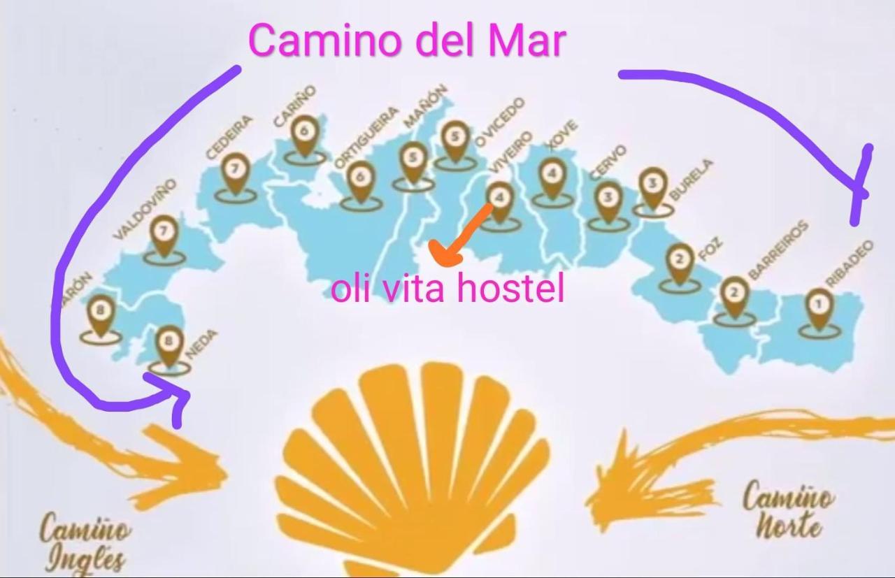Oli Vita Hostel Albergue Viveiro Esterno foto